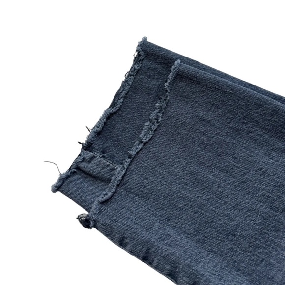 Mother Superior The Rambler Ankle Fray Straight Jeans Hitting The Pavement Sz 24 - Picture 11 of 11